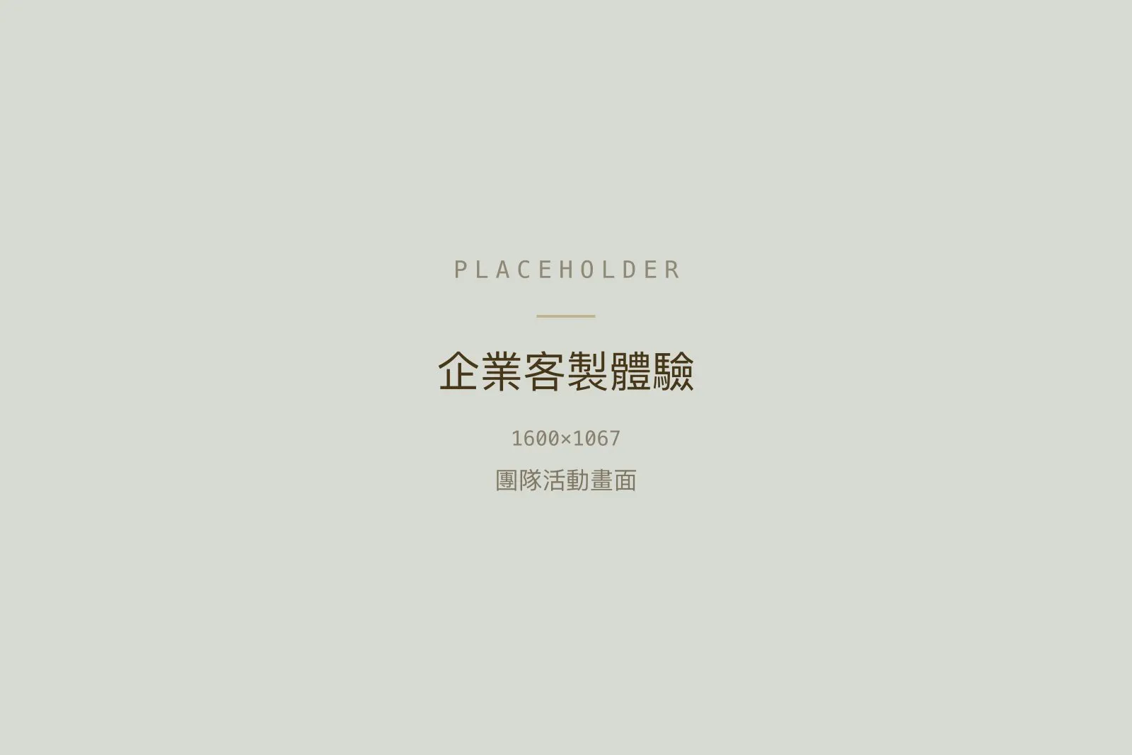 企業客製・團隊體驗
